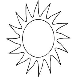 Página para colorir: Sol (Natureza) #157918 - Páginas para Colorir Imprimíveis Gratuitamente