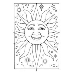 Página para colorir: Sol (Natureza) #157931 - Páginas para Colorir Imprimíveis Gratuitamente