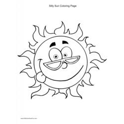 Página para colorir: Sol (Natureza) #157950 - Páginas para Colorir Imprimíveis Gratuitamente