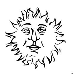 Página para colorir: Sol (Natureza) #157952 - Páginas para Colorir Imprimíveis Gratuitamente