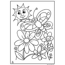 Página para colorir: Temporada de primavera (Natureza) #164984 - Páginas para Colorir Imprimíveis Gratuitamente