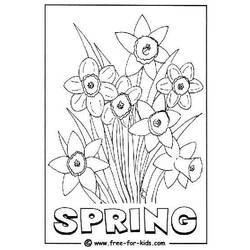 Página para colorir: Temporada de primavera (Natureza) #165017 - Páginas para Colorir Imprimíveis Gratuitamente