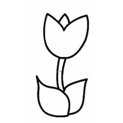 Página para colorir: Tulipa (Natureza) #161618 - Páginas para Colorir Imprimíveis Gratuitamente