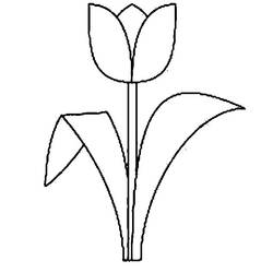 Página para colorir: Tulipa (Natureza) #161668 - Páginas para Colorir Imprimíveis Gratuitamente