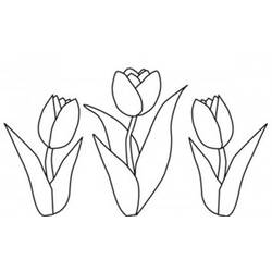 Página para colorir: Tulipa (Natureza) #161684 - Páginas para Colorir Imprimíveis Gratuitamente