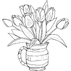 Página para colorir: Tulipa (Natureza) #161689 - Páginas para Colorir Imprimíveis Gratuitamente