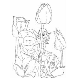Página para colorir: Tulipa (Natureza) #161716 - Páginas para Colorir Imprimíveis Gratuitamente