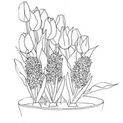Página para colorir: Tulipa (Natureza) #161724 - Páginas para Colorir Imprimíveis Gratuitamente