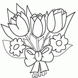 Página para colorir: Tulipa (Natureza) #161743 - Páginas para Colorir Imprimíveis Gratuitamente