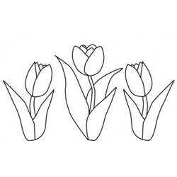 Página para colorir: Tulipa (Natureza) #161755 - Páginas para Colorir Imprimíveis Gratuitamente