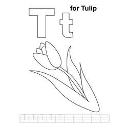 Página para colorir: Tulipa (Natureza) #161796 - Páginas para Colorir Imprimíveis Gratuitamente