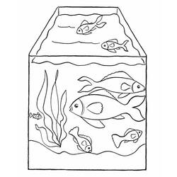 Desenhos para colorir: Aquário - Páginas para Colorir Imprimíveis Gratuitamente