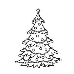 Página para colorir: árvore de Natal (Objetos) #167439 - Páginas para Colorir Imprimíveis Gratuitamente