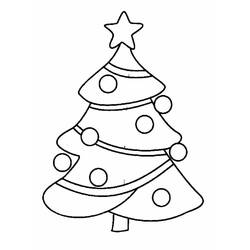 Página para colorir: árvore de Natal (Objetos) #167440 - Páginas para Colorir Imprimíveis Gratuitamente