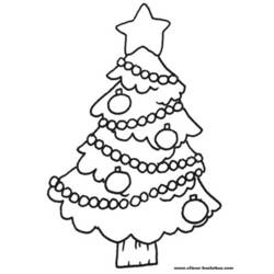 Página para colorir: árvore de Natal (Objetos) #167453 - Páginas para Colorir Imprimíveis Gratuitamente