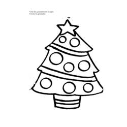 Página para colorir: árvore de Natal (Objetos) #167499 - Páginas para Colorir Imprimíveis Gratuitamente