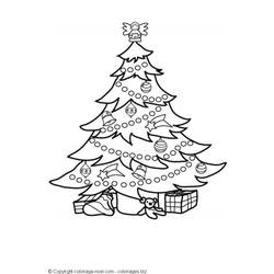 Página para colorir: árvore de Natal (Objetos) #167501 - Páginas para Colorir Imprimíveis Gratuitamente