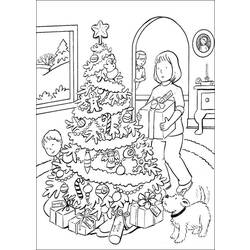 Página para colorir: árvore de Natal (Objetos) #167511 - Páginas para Colorir Imprimíveis Gratuitamente