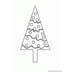 Página para colorir: árvore de Natal (Objetos) #167550 - Páginas para Colorir Imprimíveis Gratuitamente
