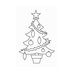 Página para colorir: árvore de Natal (Objetos) #167571 - Páginas para Colorir Imprimíveis Gratuitamente