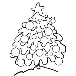Página para colorir: árvore de Natal (Objetos) #167617 - Páginas para Colorir Imprimíveis Gratuitamente