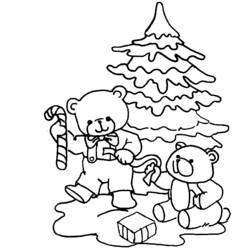 Página para colorir: árvore de Natal (Objetos) #167637 - Páginas para Colorir Imprimíveis Gratuitamente