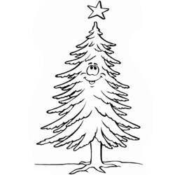 Página para colorir: árvore de Natal (Objetos) #167657 - Páginas para Colorir Imprimíveis Gratuitamente