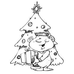 Página para colorir: árvore de Natal (Objetos) #167658 - Páginas para Colorir Imprimíveis Gratuitamente