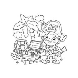 Desenhos para colorir: Baú do Tesouro - Páginas para Colorir Imprimíveis Gratuitamente