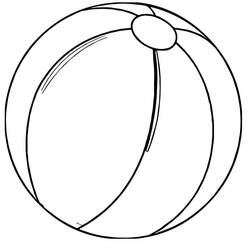 Desenho Bola de Praia (Objetos) #207067 para imprimir e colorir
