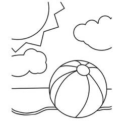 Desenho Bola de Praia (Objetos) #207074 para imprimir e colorir