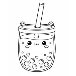 Desenho Bubble Tea (Objetos) #221505 para imprimir e colorir