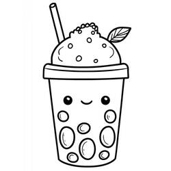 Desenho Bubble Tea (Objetos) #221511 para imprimir e colorir