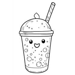 Desenho Bubble Tea (Objetos) #221512 para imprimir e colorir