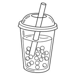 Desenho Bubble Tea (Objetos) #221514 para imprimir e colorir