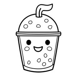 Desenho Bubble Tea (Objetos) #221522 para imprimir e colorir