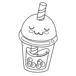 Desenho Bubble Tea (Objetos) #221525 para imprimir e colorir