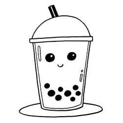 Desenho Bubble Tea (Objetos) #221527 para imprimir e colorir