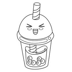 Desenho Bubble Tea (Objetos) #221529 para imprimir e colorir