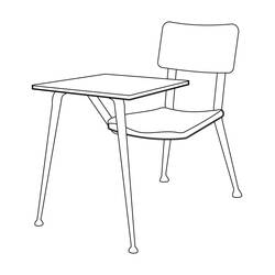 Desenhos para colorir: Cadeira - Páginas para Colorir Imprimíveis Gratuitamente