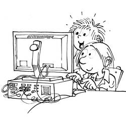 Desenhos para colorir: Computador - Páginas para Colorir Imprimíveis Gratuitamente