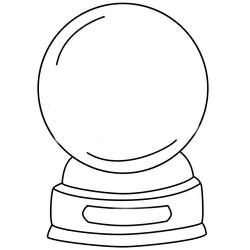 Desenho Globo de Neve (Objetos) #202657 para imprimir e colorir