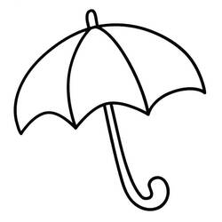 Desenhos para colorir: Guarda-chuva - Páginas para Colorir Imprimíveis Gratuitamente