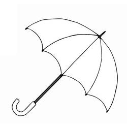 Desenho Guarda-chuva (Objetos) #172753 para imprimir e colorir