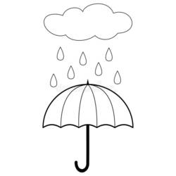 Desenho Guarda-chuva (Objetos) #172766 para imprimir e colorir
