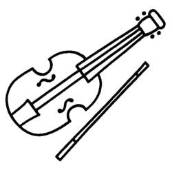 Página para colorir: Instrumentos musicais (Objetos) #167124 - Páginas para Colorir Imprimíveis Gratuitamente
