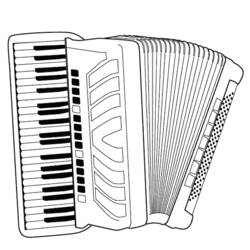 Página para colorir: Instrumentos musicais (Objetos) #167141 - Páginas para Colorir Imprimíveis Gratuitamente