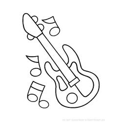 Página para colorir: Instrumentos musicais (Objetos) #167167 - Páginas para Colorir Imprimíveis Gratuitamente