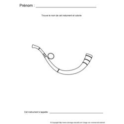 Página para colorir: Instrumentos musicais (Objetos) #167356 - Páginas para Colorir Imprimíveis Gratuitamente