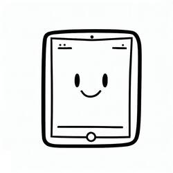 Desenhos para colorir: iPhone e iPad - Páginas para Colorir Imprimíveis Gratuitamente